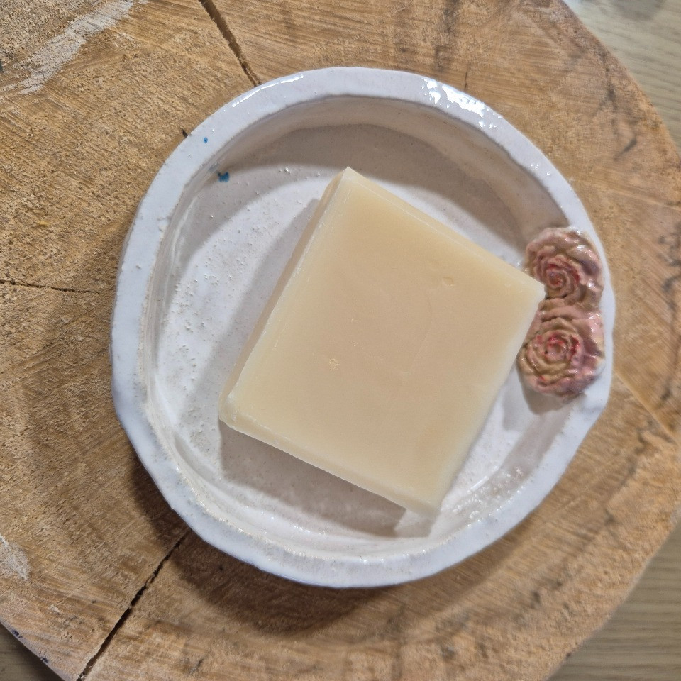 Porte savon céramique rond